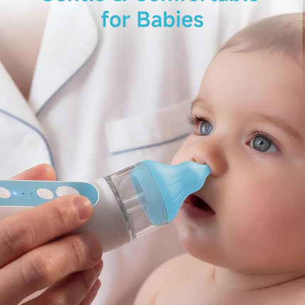 Nasal Aspirator Replacement Tips Compatible with Frida-Style Baby Nose Sucker, Soft Silicone Tips for Infant & Toddler, BPA-Free Reusable Replacement Parts Accessories, 4pcs