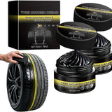 2-Pack Tire Shine Cream for Deep Black Gloss