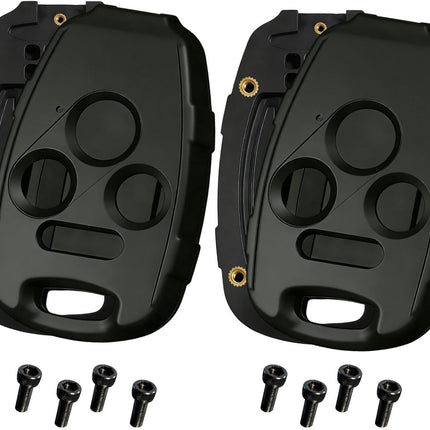 Key Fob Shell Replacement for Honda Accord 2003-2012, Civic 2006-2013, Pilot 2009-2015, CRV 2005-2006 | No Blade Cutting Required - Built Tough and Crack-Resistant, Easy Assembly (1, 4-Button)