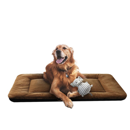Dog Crate Pad Washable Dog Bed for Crate Medium Mat 36-Inch Gray
