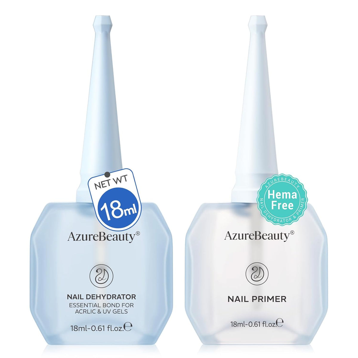 18ml Acid-Free & HEMA-Free Nail Dehydrator and Primer Prep Kit