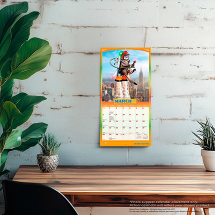 Avanti Cranky Kitties OFFICIAL | 2027 7 x 14 Inch (Hanging) Monthly Mini Wall Calendar | BrownTrout | Angry Cat Feline