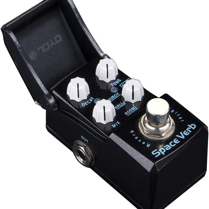 Digital Reverb Mini Guitar Pedal with 4 Modes and True Bypass