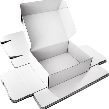 12x9x4 Shipping Boxes 20-Pack, White Corrugated Cardboard Boxes for Mailing, Shipping & Small Business Packaging