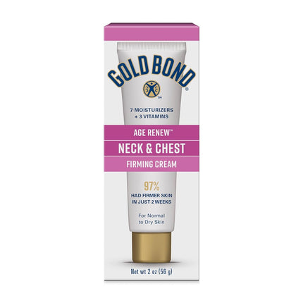 Gold Bond Age Renew Neck & Chest Firming Age Renew Cream, 2 oz., Clinically Tested Skin Firming Cream