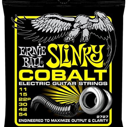 Ernie Ball Beefy Slinky Cobalt Electric Guitar Strings, 11-54 Gauge (P02727)