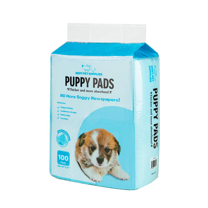 Extra Large Dog Training Puppy Pee Pads - Blue, 100 Count