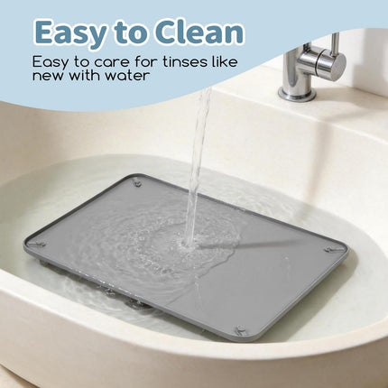 Silicone Puppy Pad Holder Tray with Clips, Fits 24" x 35" Pads