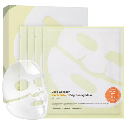 Deep Collagen Overnight Mask, Hydrating, Wrinkle care, 4ea