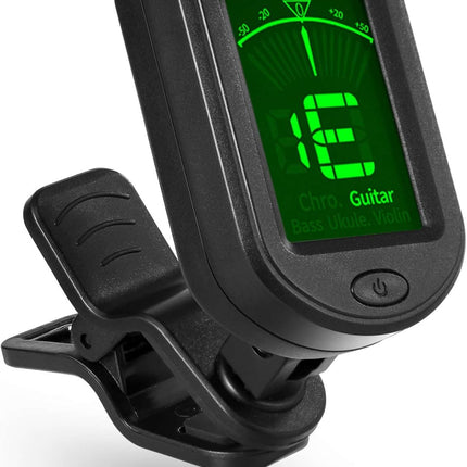 Guitar Tuner Clip On Ukulele Tuner 1 Pack for Guitar Bass Ukulele Violin banjo Tuner