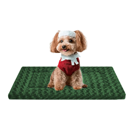 Tapete para cama de perro, reversible para jaula, lavable a máquina para perros pequeños