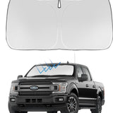 2026 Upgrade Front Windshield Sun Shade Foldable Sunshade Protector Custom Fit 2015-2020 Ford F-150 F150 Lariat, King Ranch, Platinum, XL XLT Limited Raptor Accessories