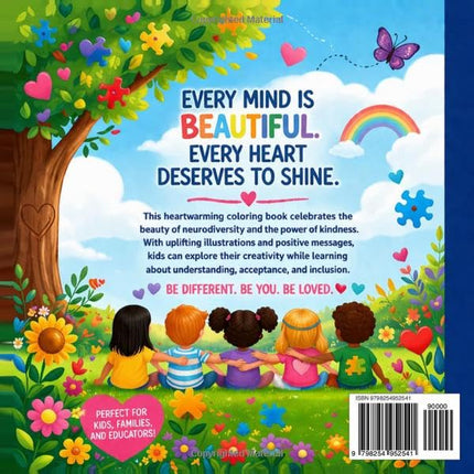 Beautifully Different, Brightly Loved: A Children's Autism Awareness Coloring Book Celebrating Love, Inclusion, and Neurodiversity