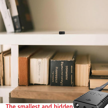 Mini Spy Camera Wireless Hidden, WiFi Home Security Cam HD1080P Small Surveillance Camera Nanny Cams,Remote Viewing,Clear Night Vision, Motion Detection