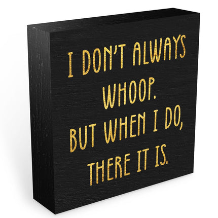 Frases divertidas artículos de oficina decoración rústica de escritorio caja de madera blanca