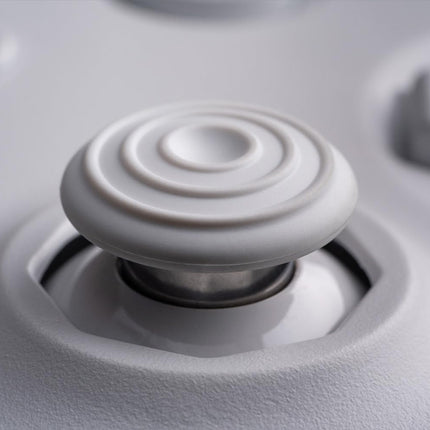 AKNES 8BitDo 64 Bluetooth Controller for Analogue 3D, Switch 1/2, Windows & Android, with Hall Effect Joystick, Turbo, Vibration - White