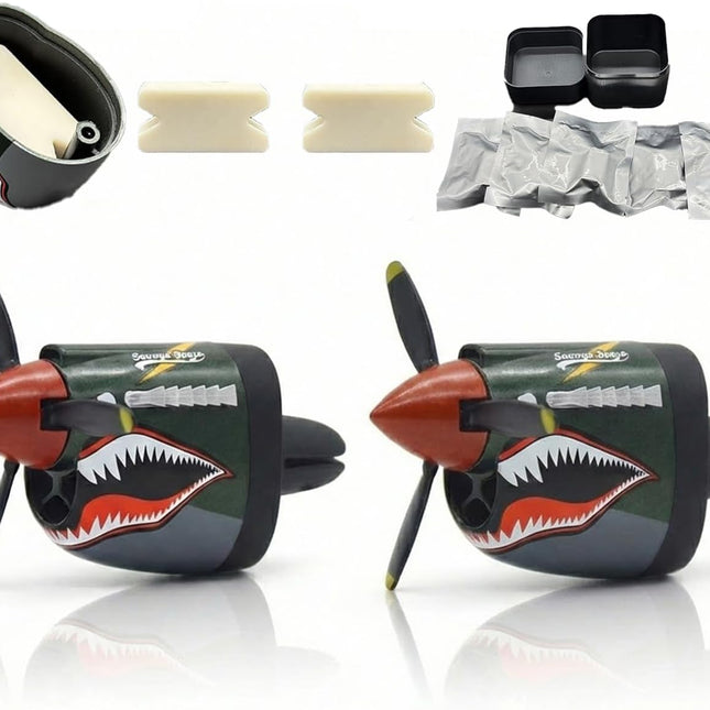 P-40 Warhawk Car Air Freshener with Spinning Propeller