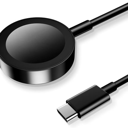 𝟐𝟎𝟐𝟔 𝐔𝐩𝐠𝐫𝐚𝐝𝐞𝐝 Magnetic Charging Cable for Apple Watch Charger,[USB C Port] Wireless Charging Cable Compatible with iWatch Series Ultra/10/9/8/7/6/SE/SE2/5/4/3/2[1.6FT/0.5M],Black