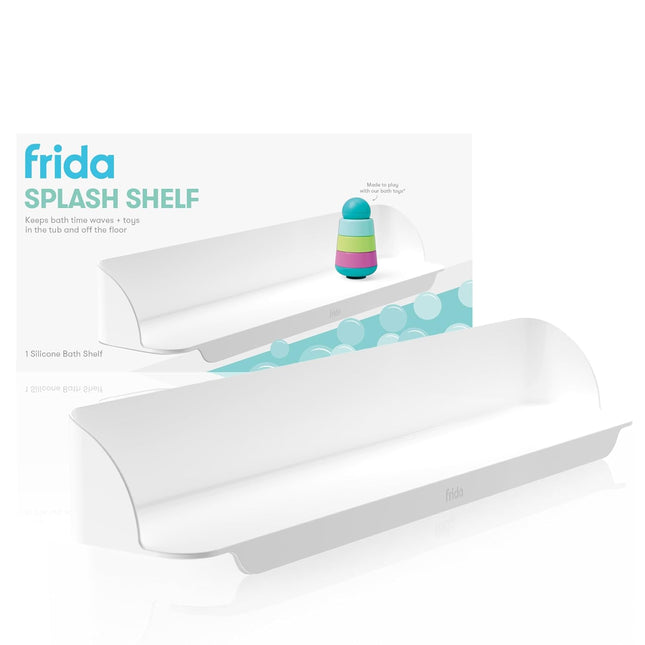 Splash Bathtub Shelf Allows Kids to Splash with No Mess, Shelf Barrier Prevents Water from Escaping Out of the Tub
