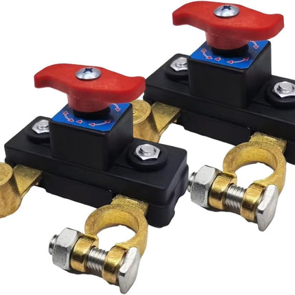 2-Piece 12V/24V Battery Disconnect Switch Set
