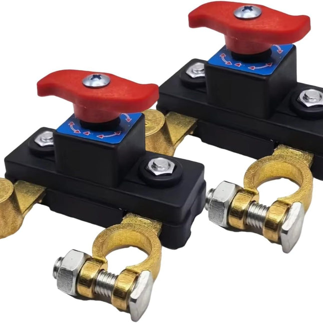2-Piece 12V/24V Battery Disconnect Switch Set