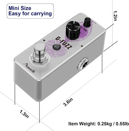 Classic Guitar Pedals Analog Fuzz Effect Pedal Vintage - photo 3