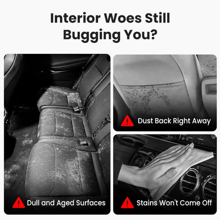 Polishing Cleaner Car Interior, 2026 Upgrade Car Interior Cleaner Spray, All Purpose Car Interior Detailer Cleaner for Dashboards, Seats, Leather, Plastic (2PCS)