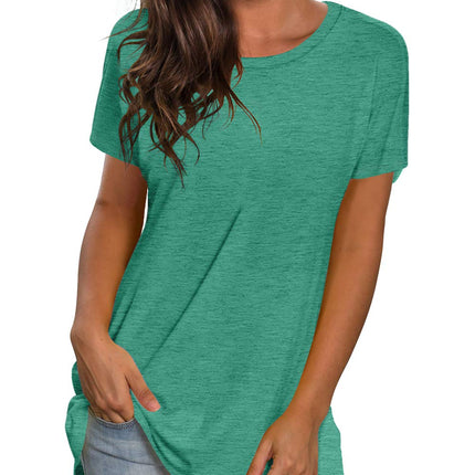 Womens Loose Fit Tshirts Short Sleeve Summer Tops Casual Workout Yoga Tunic T Shirts Tops