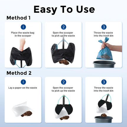 32" Long Handle Pooper Scooper with 30 Count Waste Bags - photo 6