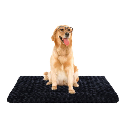 Alfombrilla lavable para cama de perro tamaño grande, almohadilla esponjosa para jaula de mascotas 48x30 XXL
