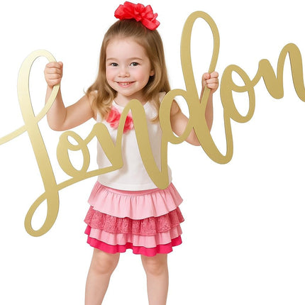 Personalized Custom Wood Name Sign, Nursery Name Sign, Family Name Signs, Choice of Size & Fonts!