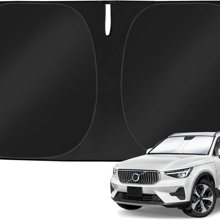 Windshield Sun Shade Custom Fit Volvo XC40 2019-2026 Foldable Sunshade Double Layer Windshield Cover Window Shade Sun Protector Sun Visor Accessories