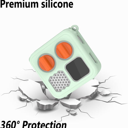 Geiomoo Silicone Case for YOTO Mini (2024 Edition), Soft Flexible Scratch Resistant Protective Cover with Lanyard (Teal)