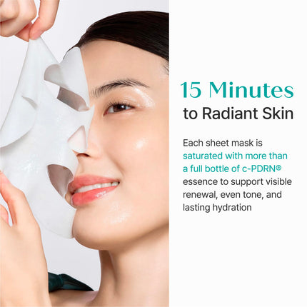 Turnover Mask, c-PDRN® Face Mask, 5ea x 1.35 fl oz