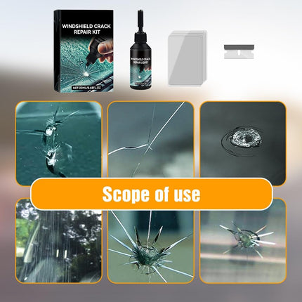 YAUNJI Windshield Chip Repair Kit, 2026 Premium Cracked Windshield Repair Kit for Car Chips and Cracks, Universal Cracks Gone Glass Repair Kit for Most Cars (1)