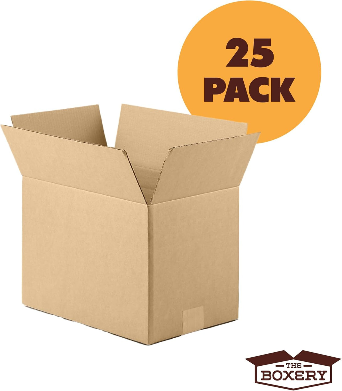 12"x12"x6" Brown/Kraft Corrugated Cardboard Shipping Boxes 25-Pack | Mailing, Packing, Moving & Storage - photo 3