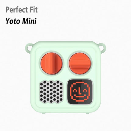 Geiomoo Silicone Case for YOTO Mini (2024 Edition), Soft Flexible Scratch Resistant Protective Cover with Lanyard (Teal)