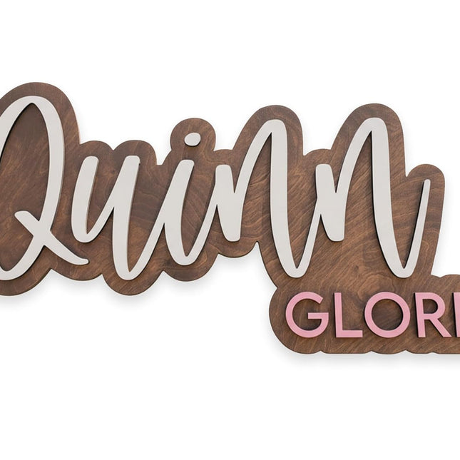 Wooden Name Signs for Nursery, Baby & Toddler