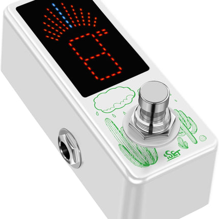 ISET Chromatic Tuner Pedal Tuner For Guitar Bass Violin And Other Chromatic Music Instruments