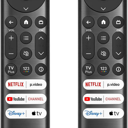 Only for TCL-Google-TV-Remote-Control Replacement,RC813 Compatible with TCL QM8/QM7/Q7/Q6/Q5/S5/S4/S3 4K UHD HDR LED QLED QD-Mini LED Full-HD Smart TVs(Pack of 2)