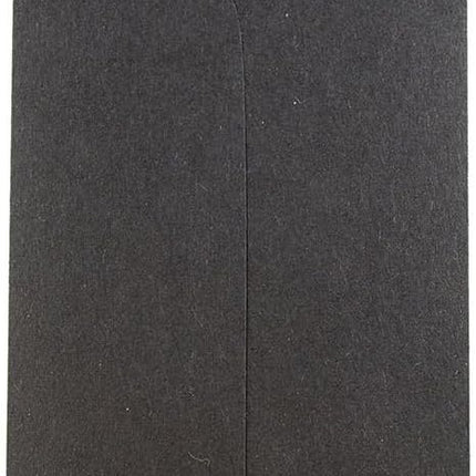 JAM PAPER #3 Coin Business Envelopes - 2 1/2 x 4 1/4 - Smooth Black - 25/Pack