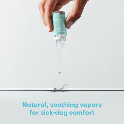 Vapor Bath Drops, Baby Congestion Relief with Eucalyptus Essential Oil for Humidifier, Aromatherapy Oil Help Baby Breathe Easy