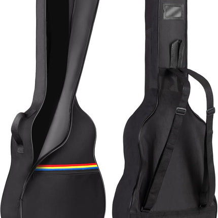 CAHAYA Guitar Bag Acoustic Guitar Case Cover Gig Bag for Acoustic Classical Guitars Black, 41 Inch, Red, Yellow and Blue