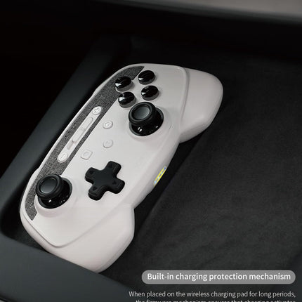 Jowua Multi-Device Wireless Controller Compatible for Tesla 2025+ New Model YModel 3/Y/S/X/cybertruck Compatible for Switch, one controller set, SPECIAL PROGRAMMED and DESIGN FOR TESLA White [nintendo_switch,windows,ios,android]