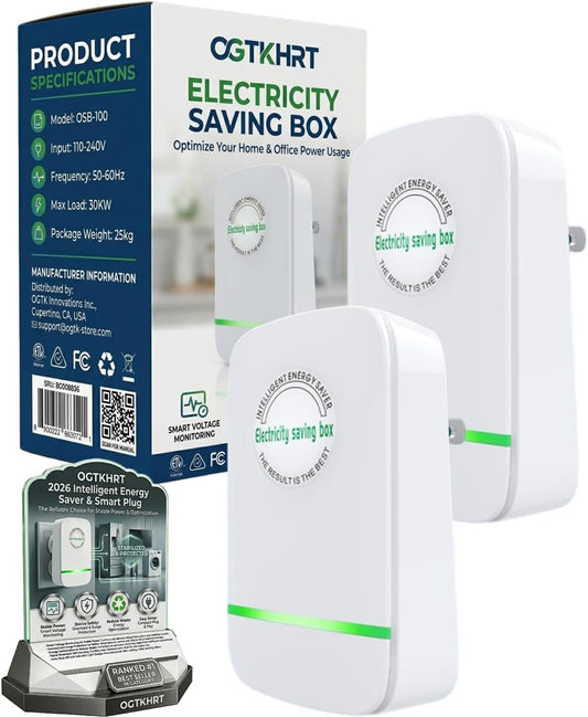 Electricity Saving Box Smart Save Plug Power Saver, 2PCS