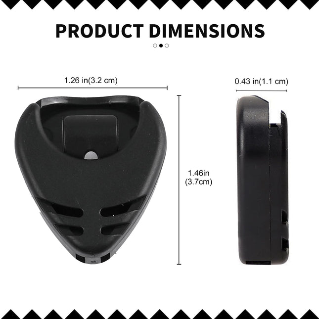 Pick Holder, Stick-on Guitar Pick Holder, Easy to Paste on the Guitar with Adhesive Back, Guitar Accessories, Convenient Picks Placement for Acoustic Guitar Bass Ukulele (4 Pack)