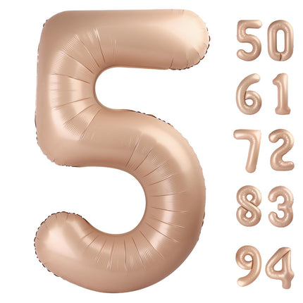 Gold 1 Balloon - Number Balloon 40 Inch, 1st Gold Birthday Decorations