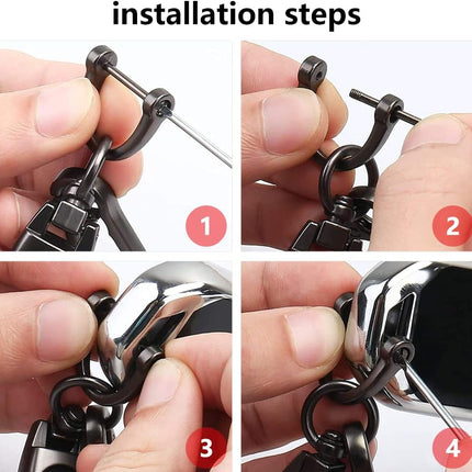 Leather car Keychain - Suitable for Chevy Series Keychains - Suitable for Both Men and Women, as Well as for Giving as Gifts to Friends in Families (Black)
