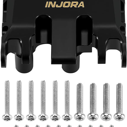 INJORA Black Coating Brass Skid Plate for 1/30 Axial SCX30