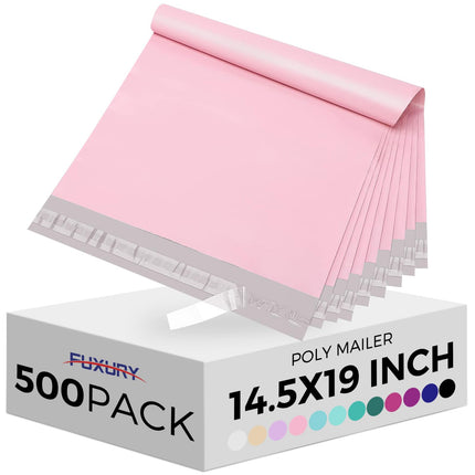 Bolsas de envío Poly Mailers 14.5x19 Inch 50pc para pequeñas empresas rosa